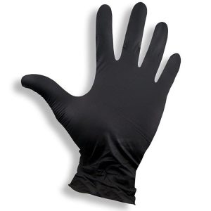 rękawice nitrylowe czarne
