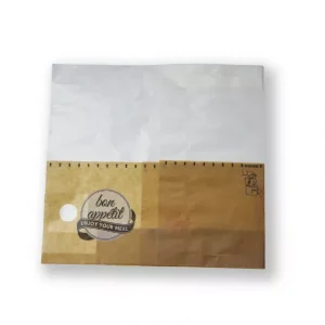 Torebka papierowo foliowa na kanapki M 180x75x130 mm Bon Appetit 1000sztuk