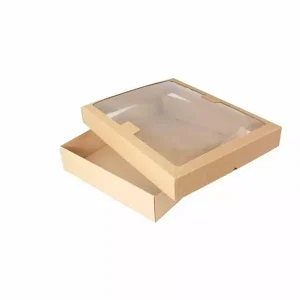 Pudełko cateringowe Party Box z okienkiem 355x300x90mm 10 sztuk
